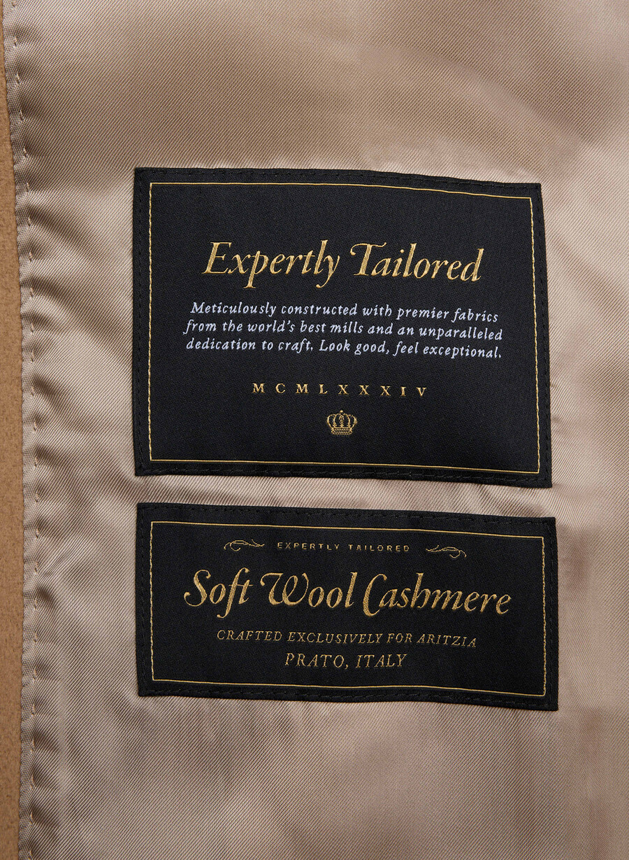 the only coat - soft wool cashmere saville