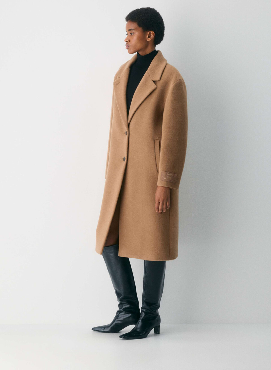 the only coat - soft wool cashmere saville