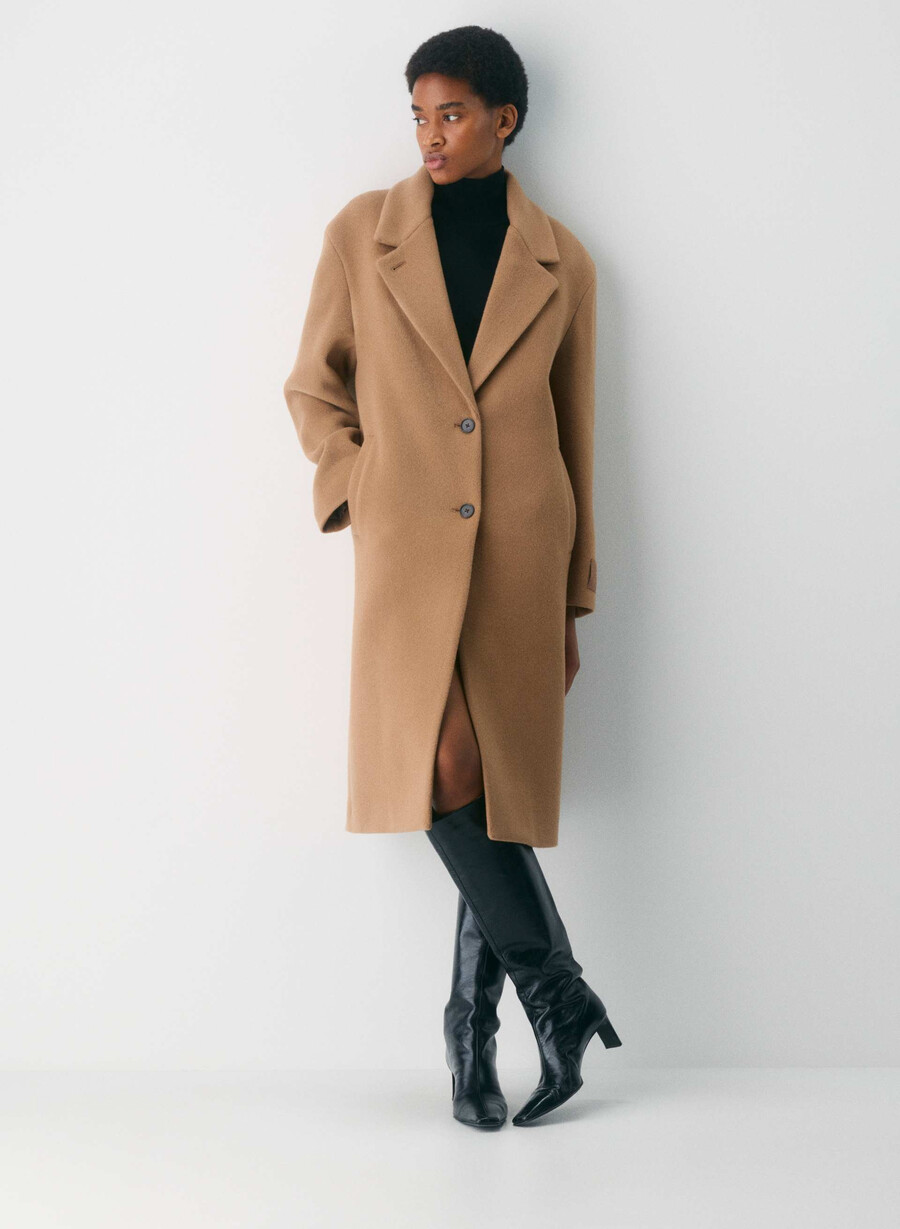 the only coat - soft wool cashmere saville
