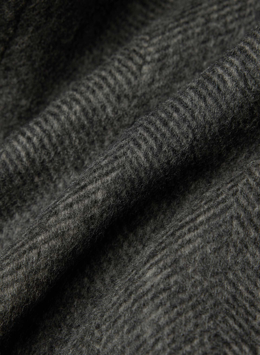 the slouch double-faced coat - luxe rewool kent hrgbn h chlh b