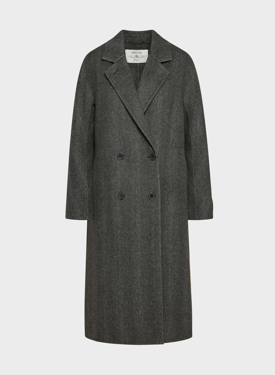 the slouch double-faced coat - luxe rewool kent hrgbn h chlh b