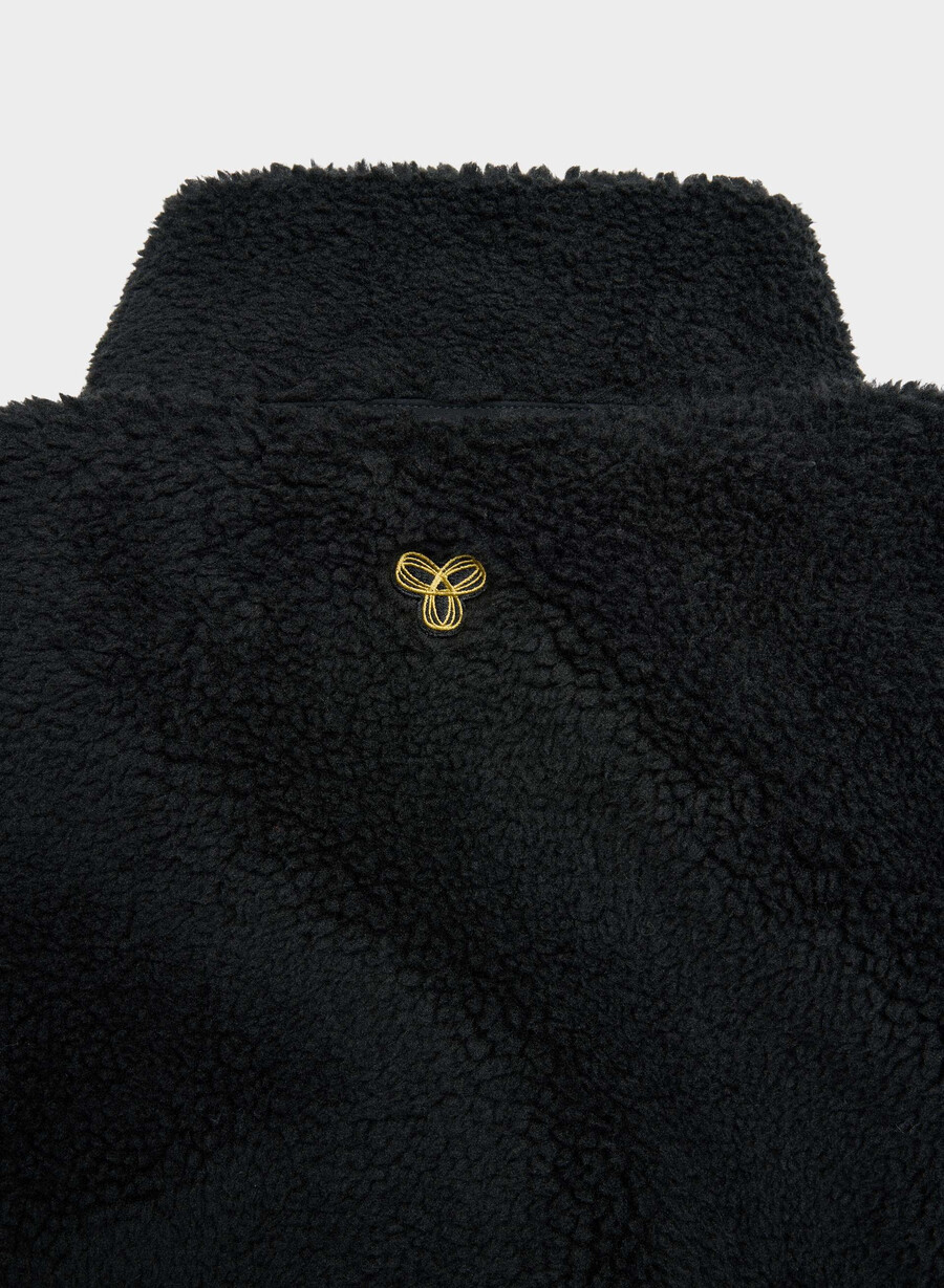 glacier zip hoodie black