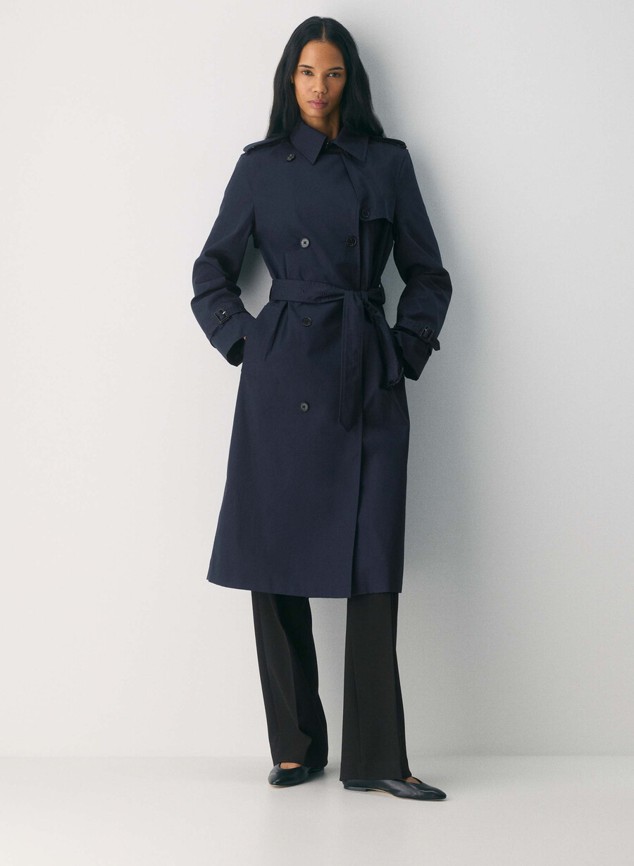 the finch trench coat - city twill admiral