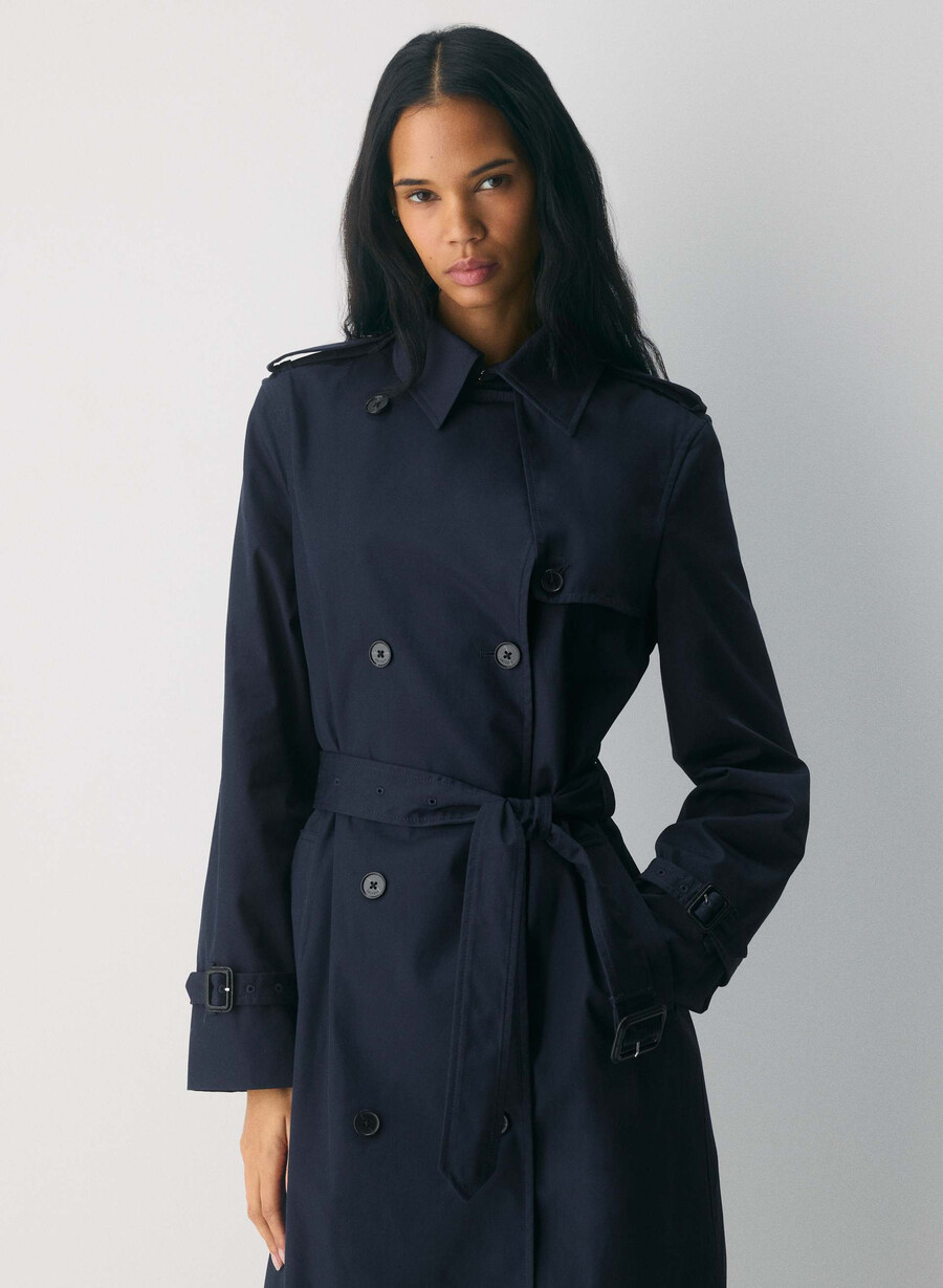 the finch trench coat - city twill admiral