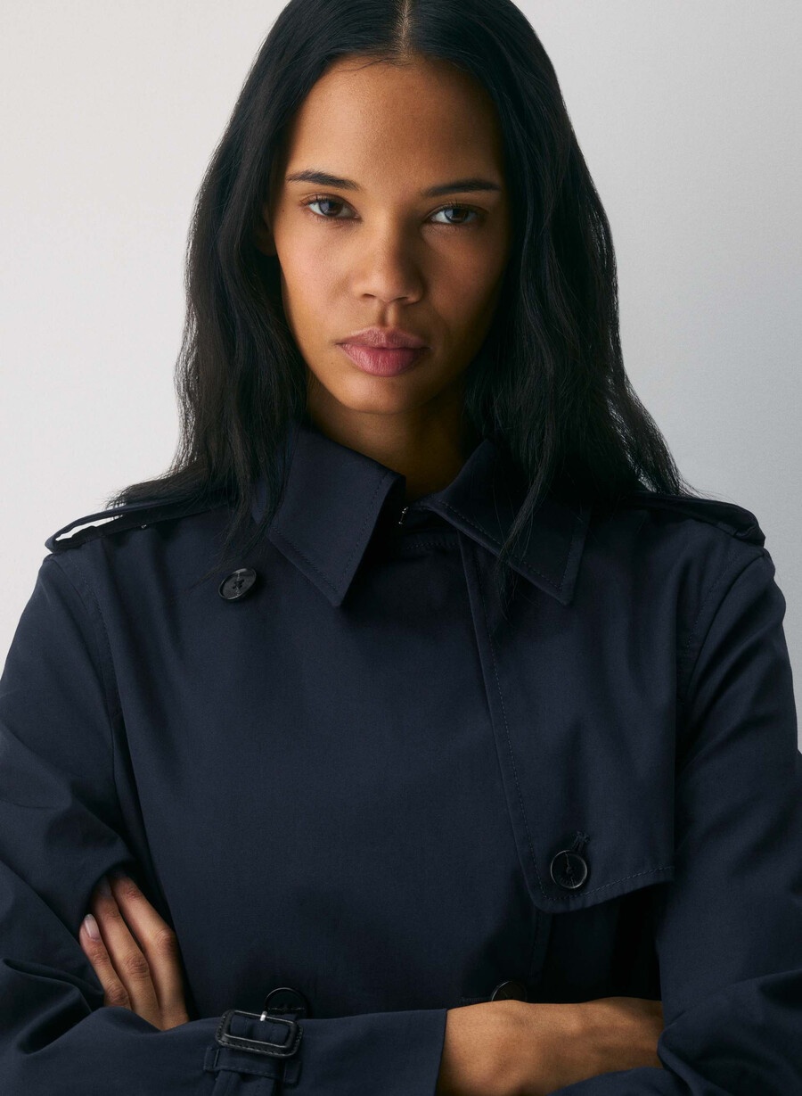 the finch trench coat - city twill admiral
