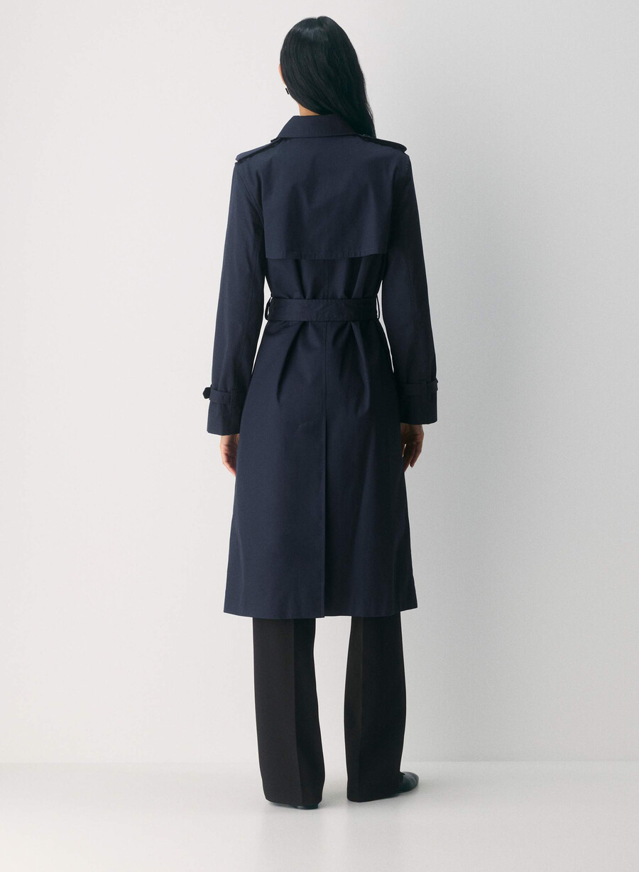 the finch trench coat - city twill admiral