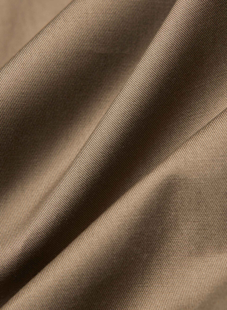 the finch trench coat - city twill folio brown