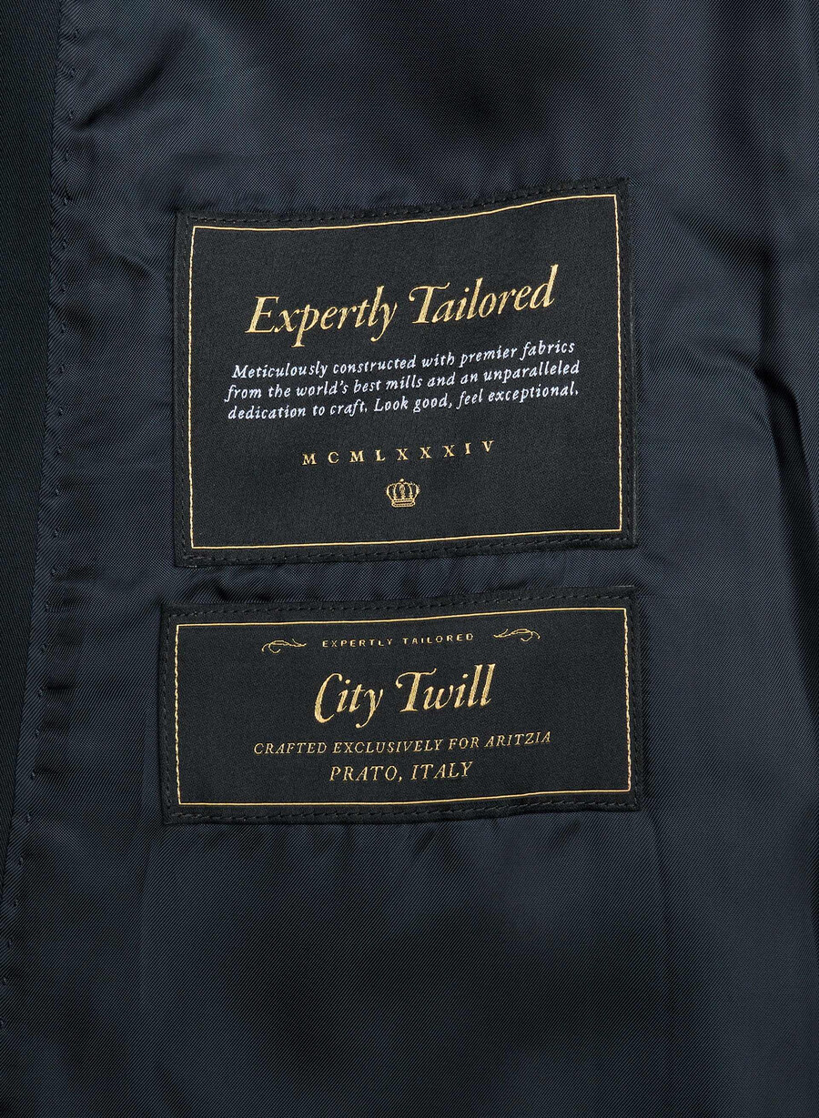 new the finch mid trench coat - city twill dreaming blue