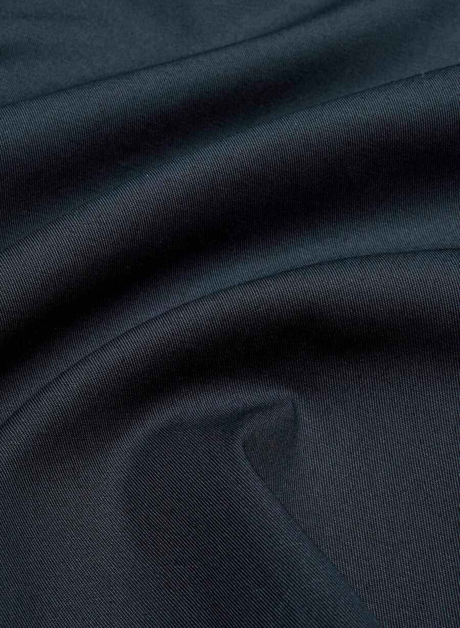 new the finch mid trench coat - city twill dreaming blue