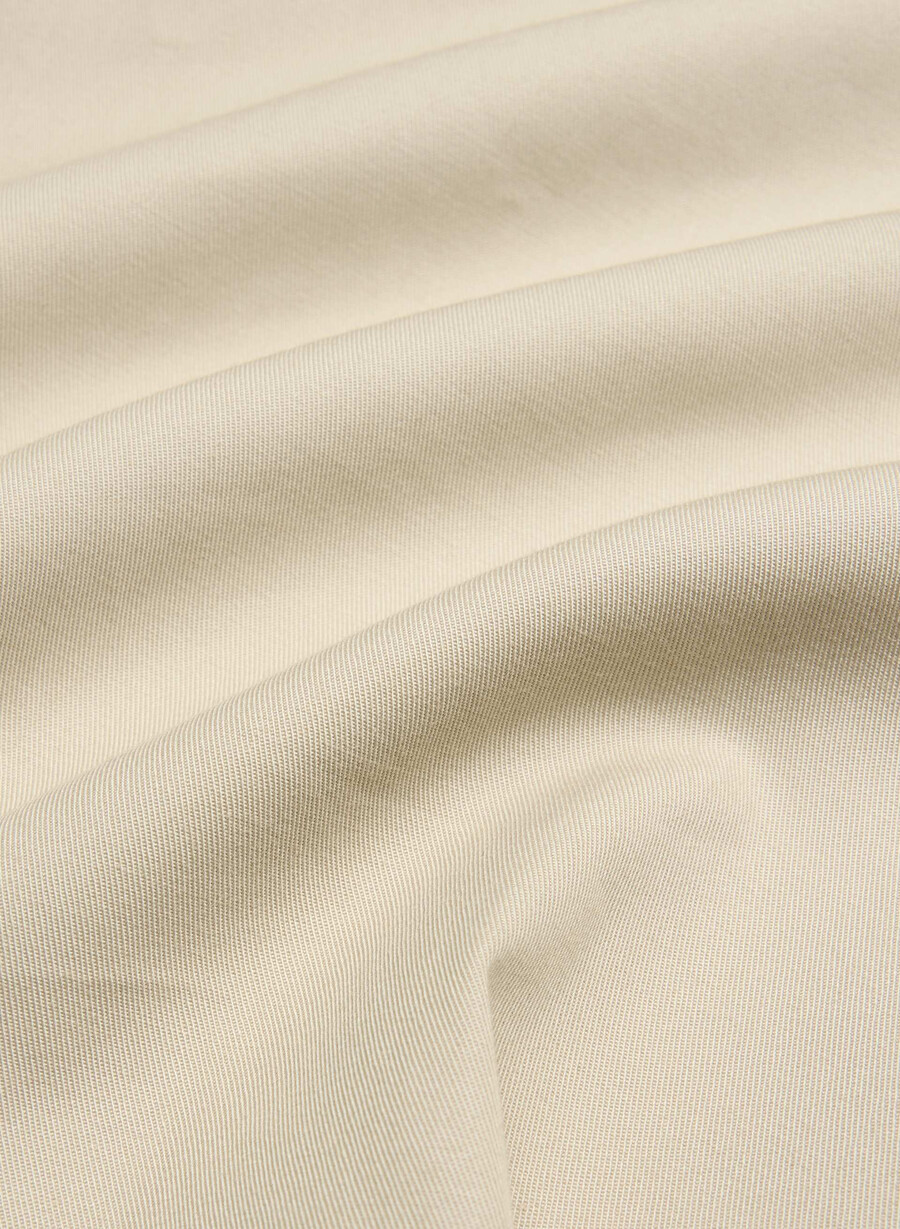 new the finch mid trench coat - city twill marcona beige