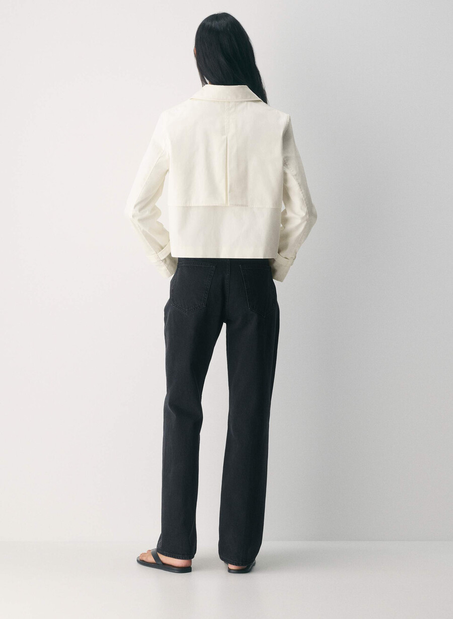 the esquire trench coat - city twill light birch