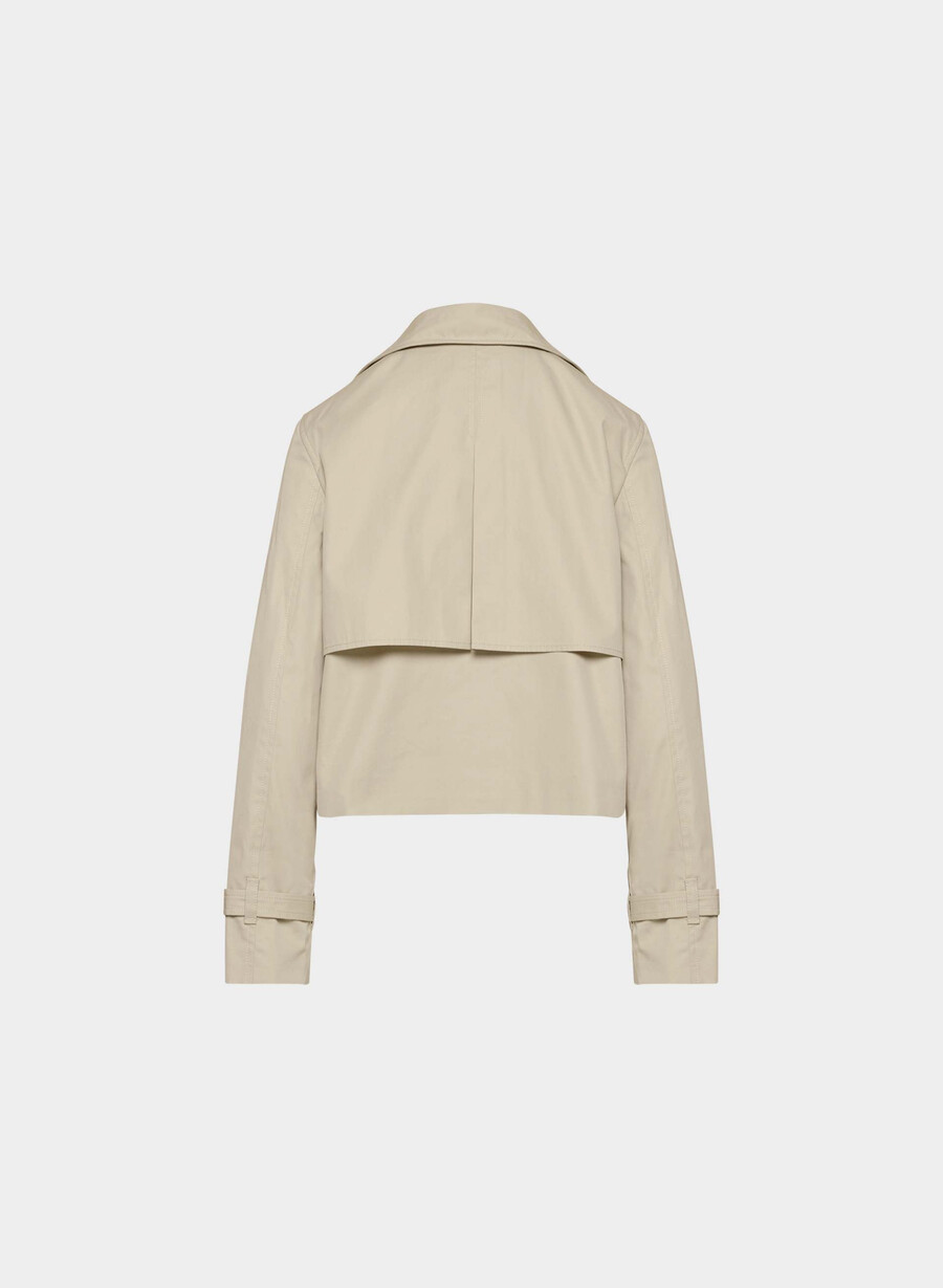 the esquire trench coat - city twill marcona beige