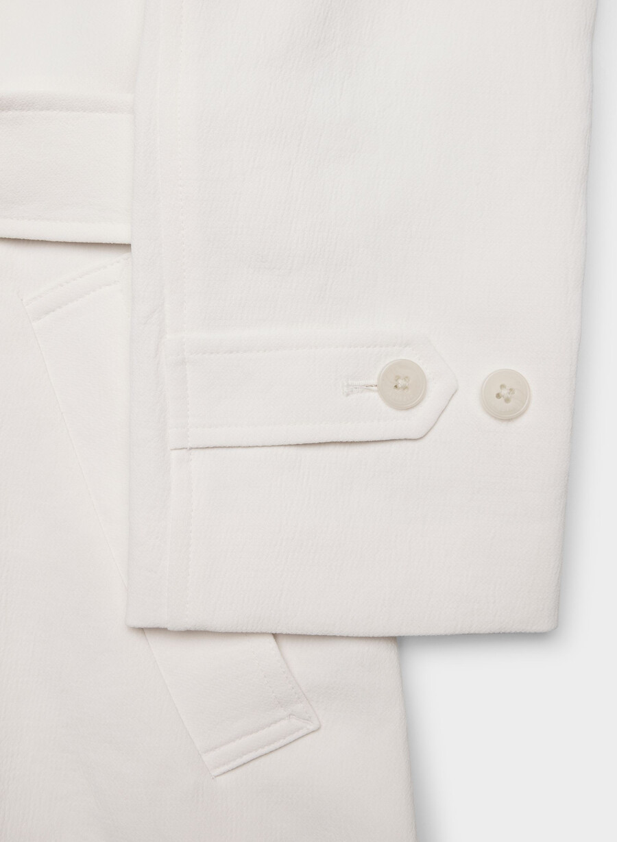 the splendor trench coat - crepette light birch
