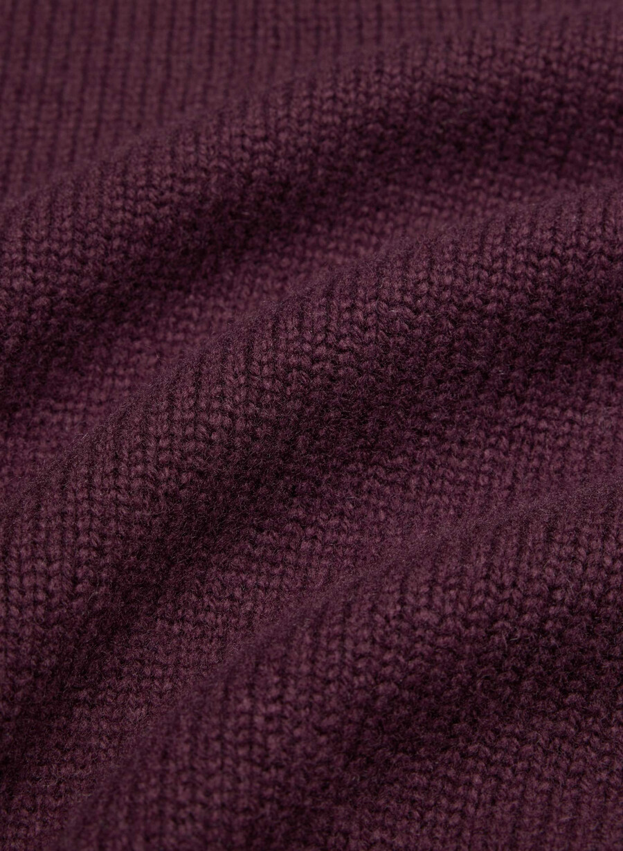 finney crewneck sweater cardamon flash red