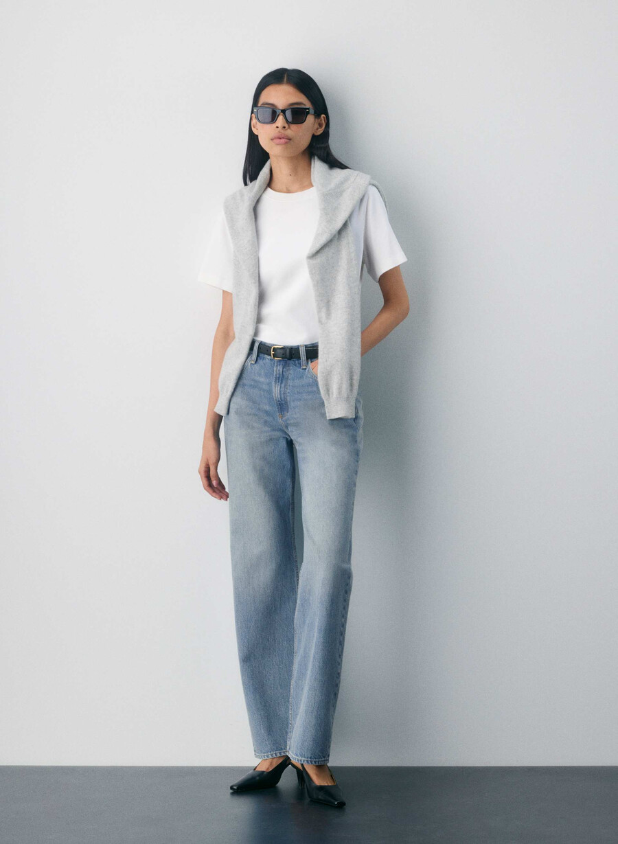 denim forum the chloe hi-rise bootcut jean bleu bellini please