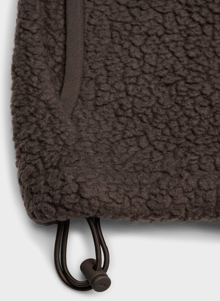 polartec thermal pro hoodie rich mocha brown