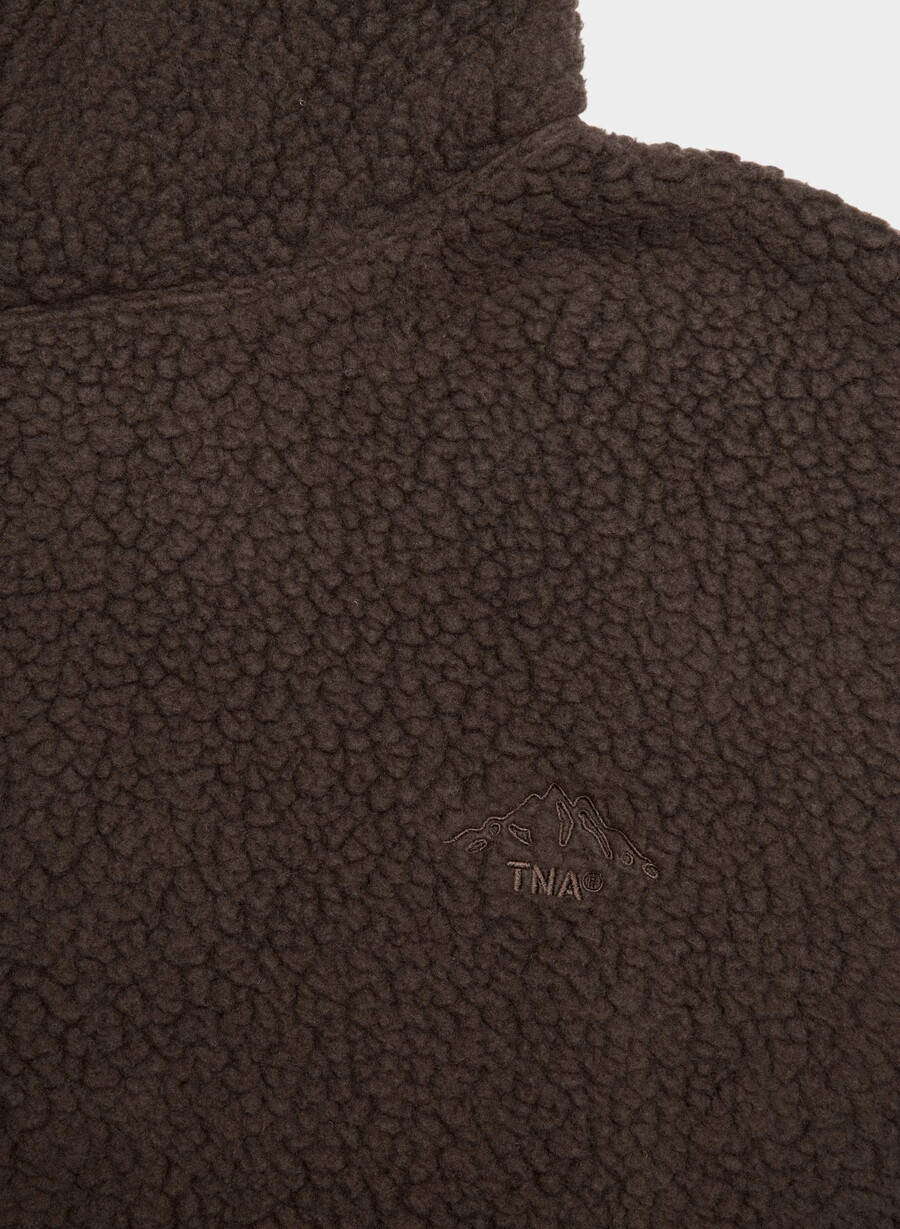 polartec thermal pro hoodie rich mocha brown