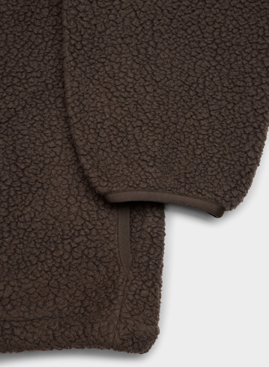 polartec thermal pro hoodie rich mocha brown