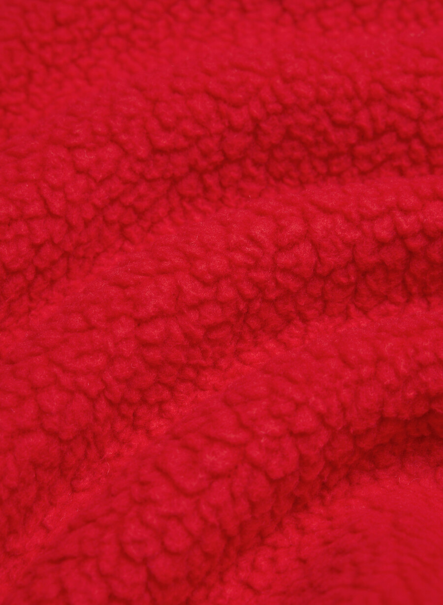polartec thermal pro hoodie flashing red