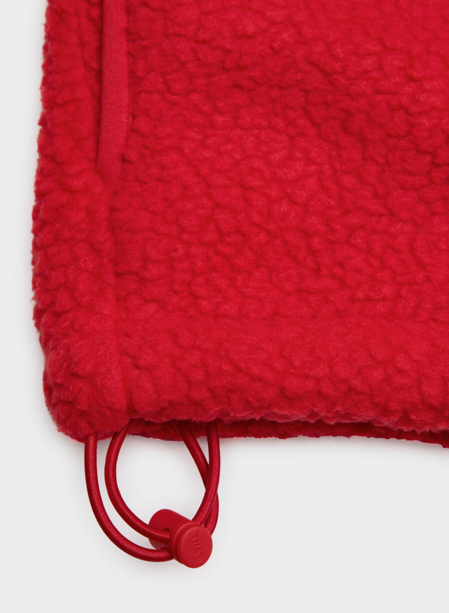 polartec thermal pro hoodie flashing red