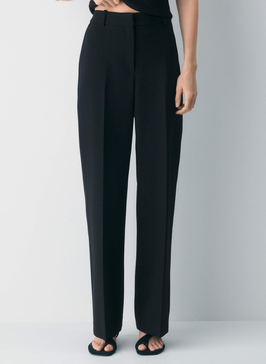 new agency pant - ressential black