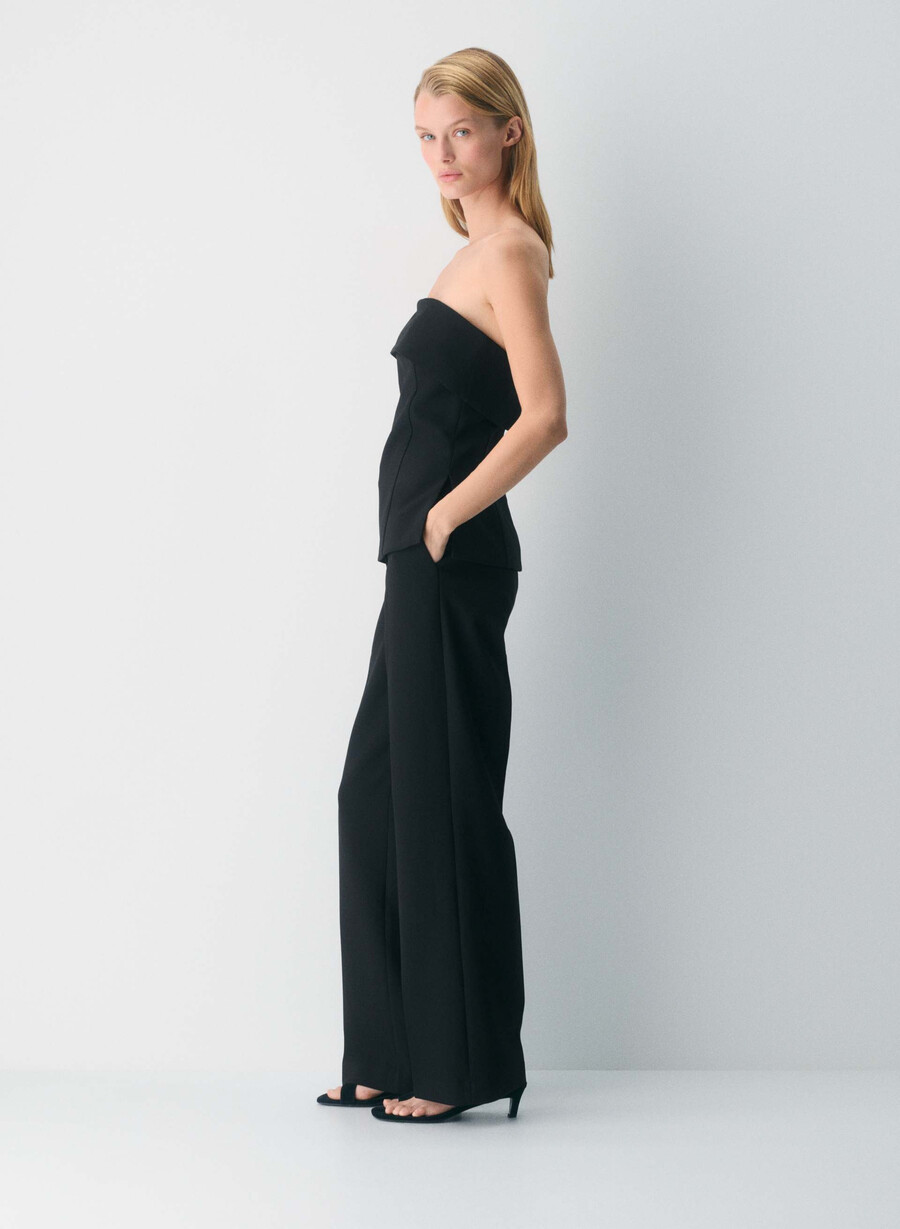 new agency pant - ressential black