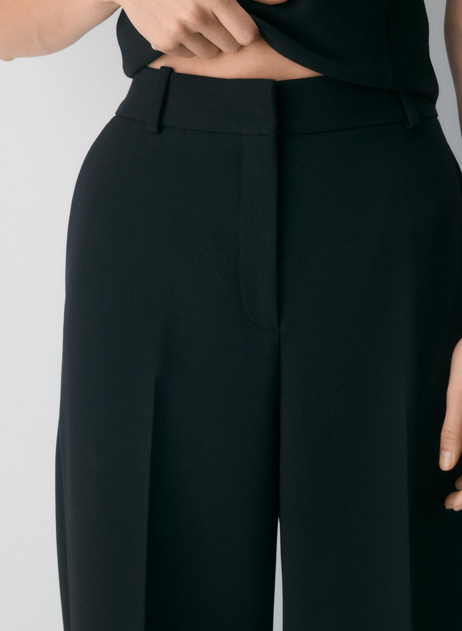 new agency pant - ressential black