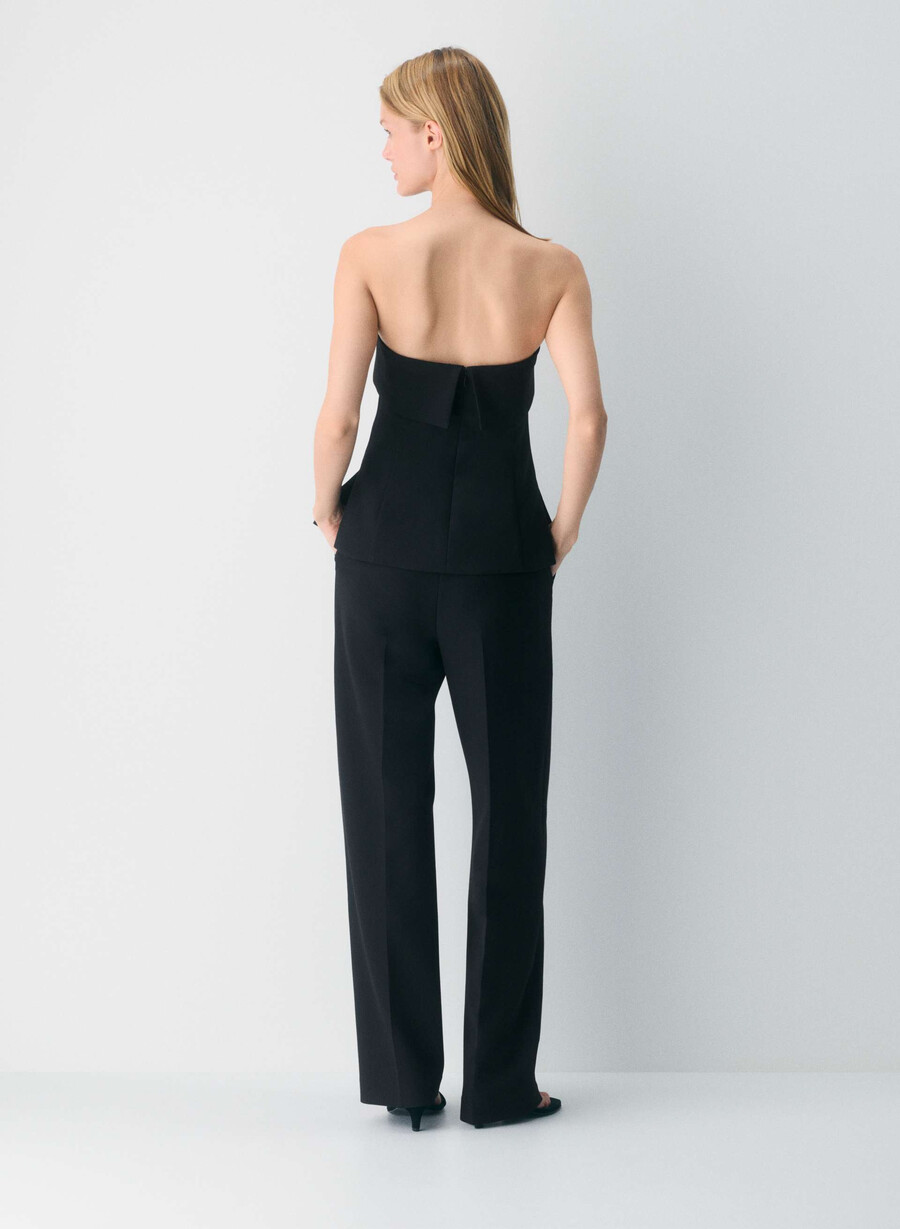 new agency pant - ressential black