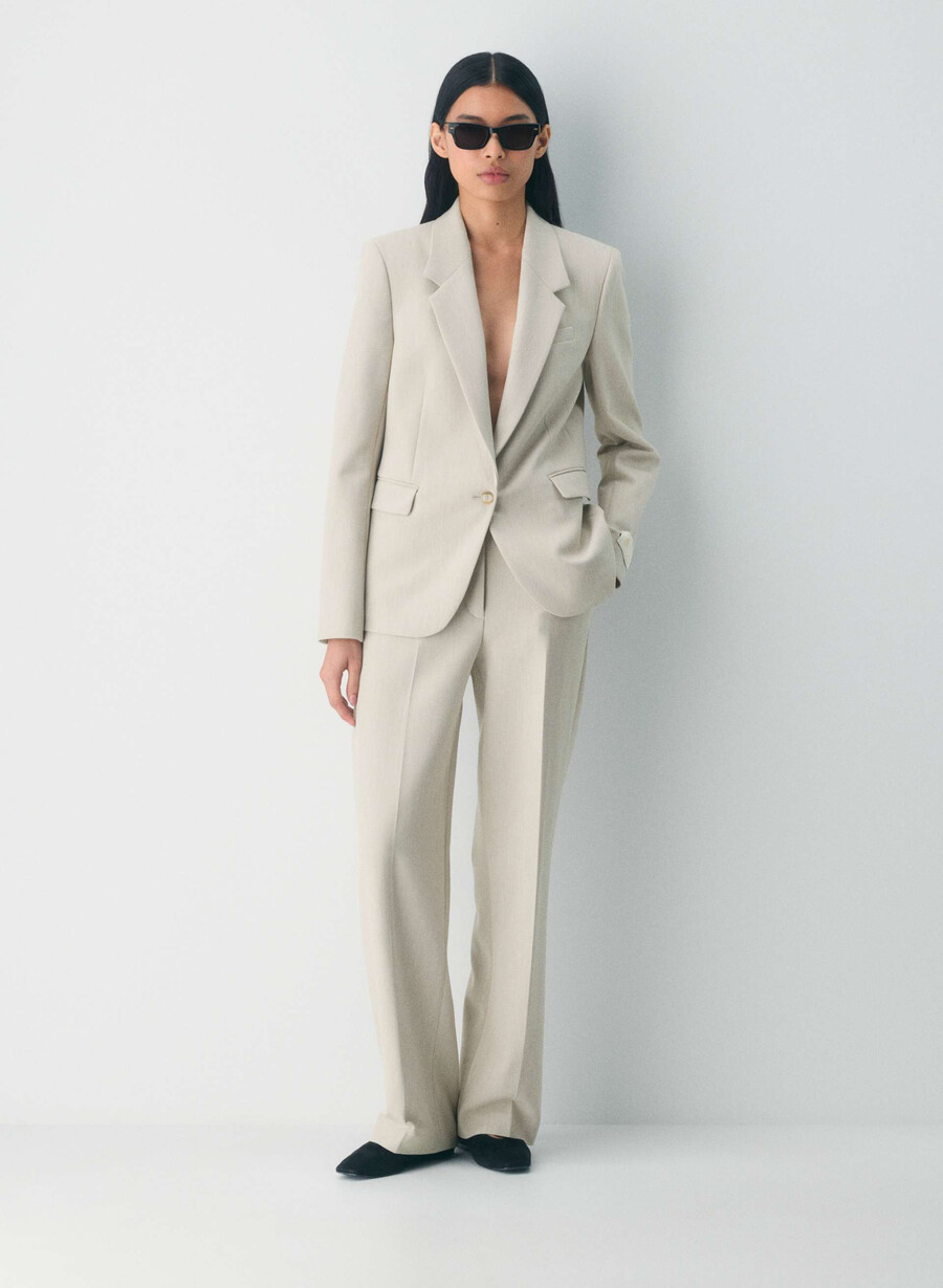 new agency pant - ressential heather matte pearl