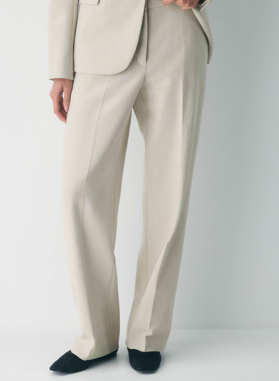 new agency pant - ressential heather matte pearl