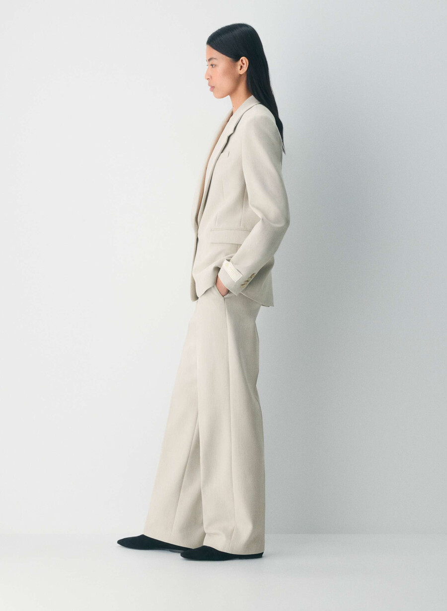 new agency pant - ressential heather matte pearl
