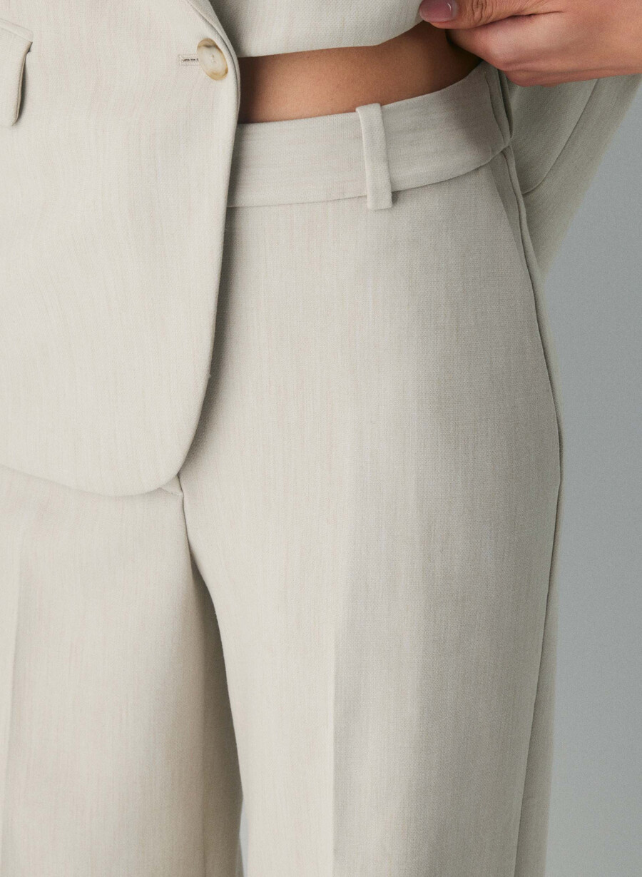 new agency pant - ressential heather matte pearl