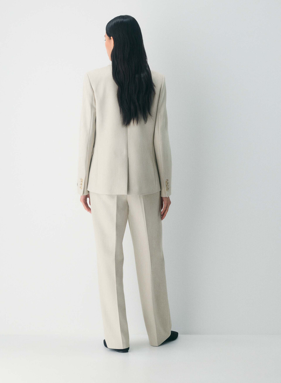 new agency pant - ressential heather matte pearl
