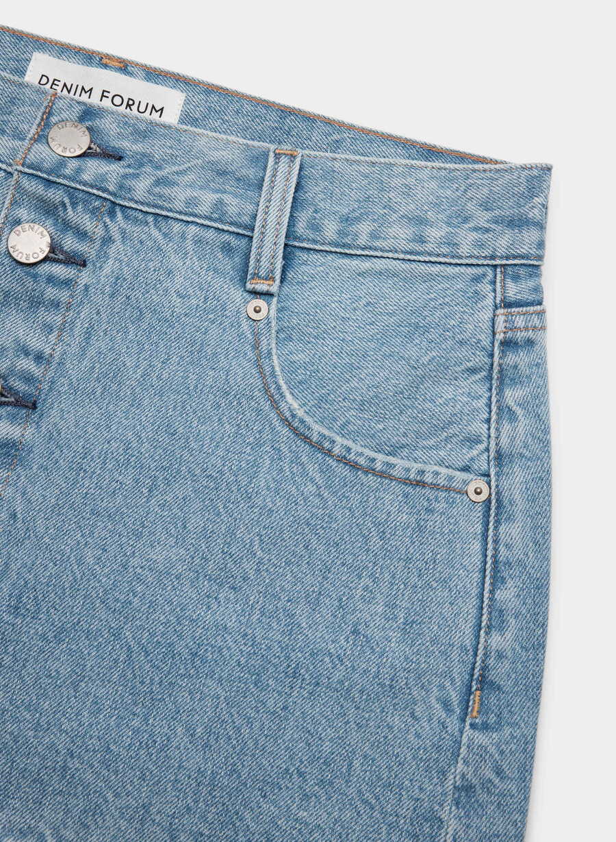 denim forum the gisele micro denim skirt 7 yrs bleu taboo