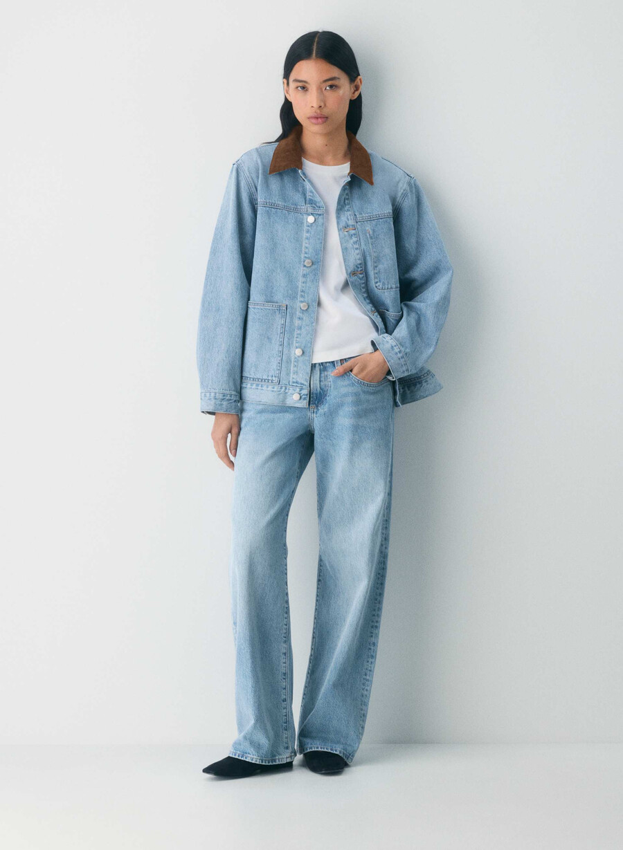 denim forum the workwear denim shirt jacket 7 yrs bleu taboo