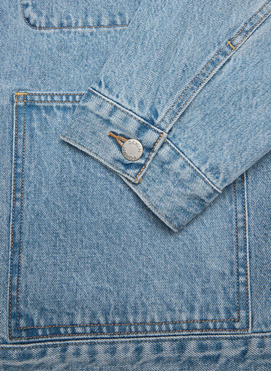 denim forum the workwear denim shirt jacket 7 yrs bleu taboo