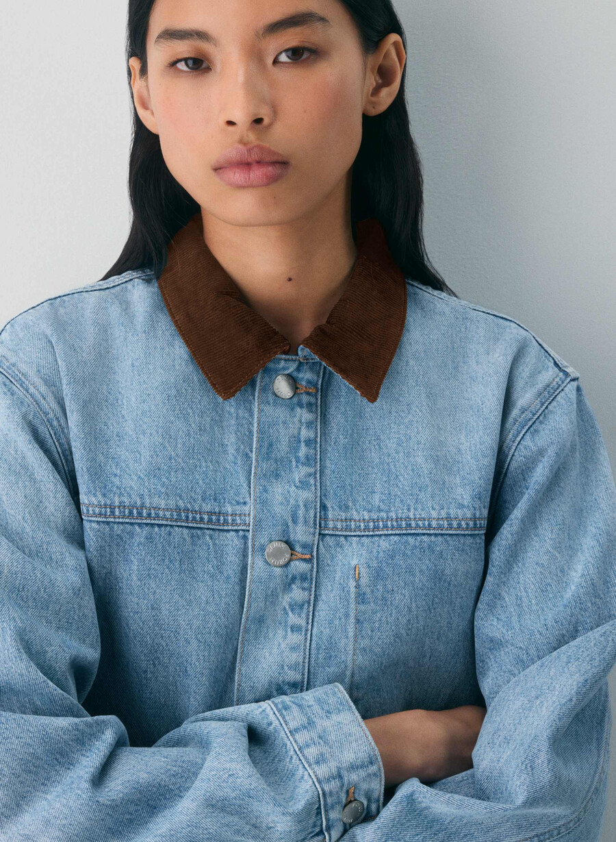 denim forum the workwear denim shirt jacket 7 yrs bleu taboo