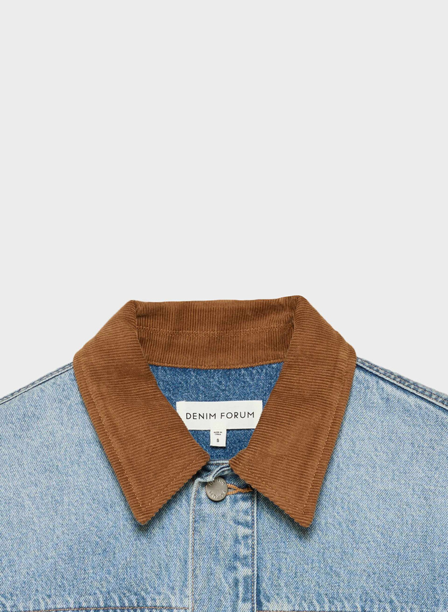 denim forum the workwear denim shirt jacket 7 yrs bleu taboo