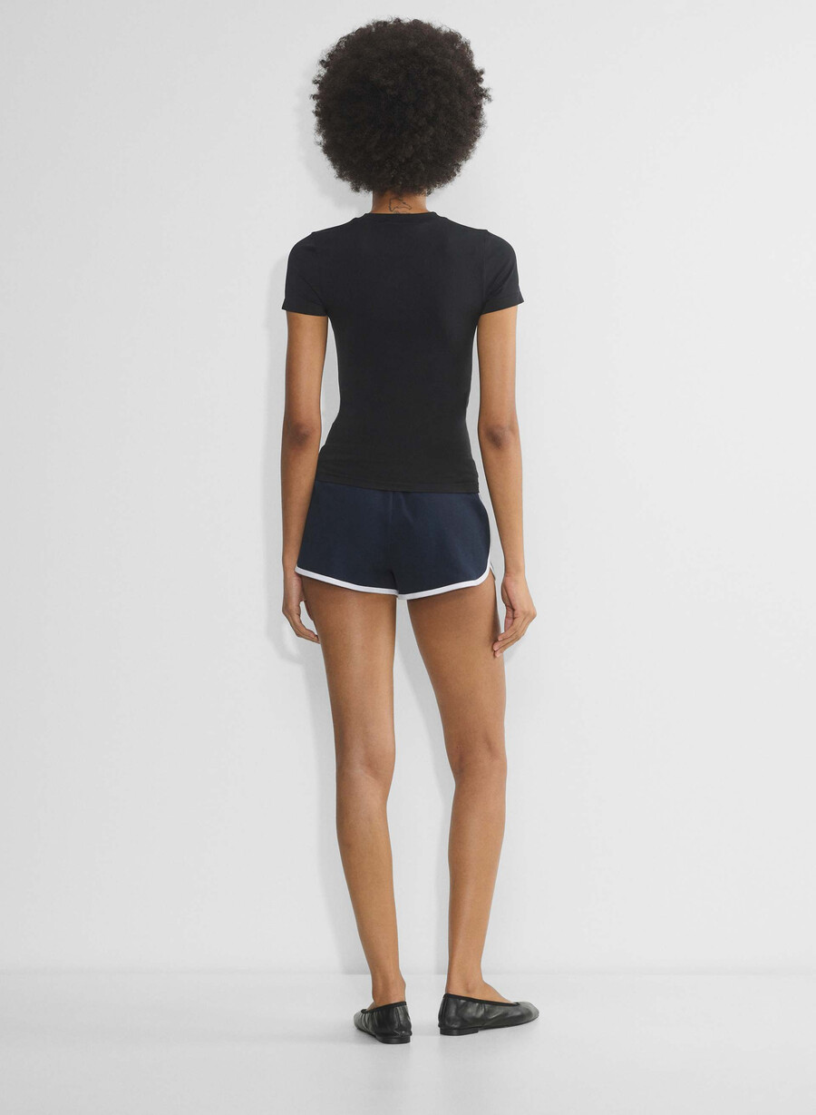 smooth seamless willow t-shirt black