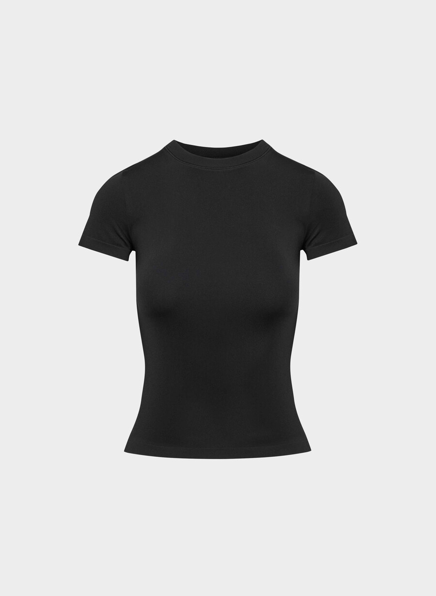 smooth seamless willow t-shirt black