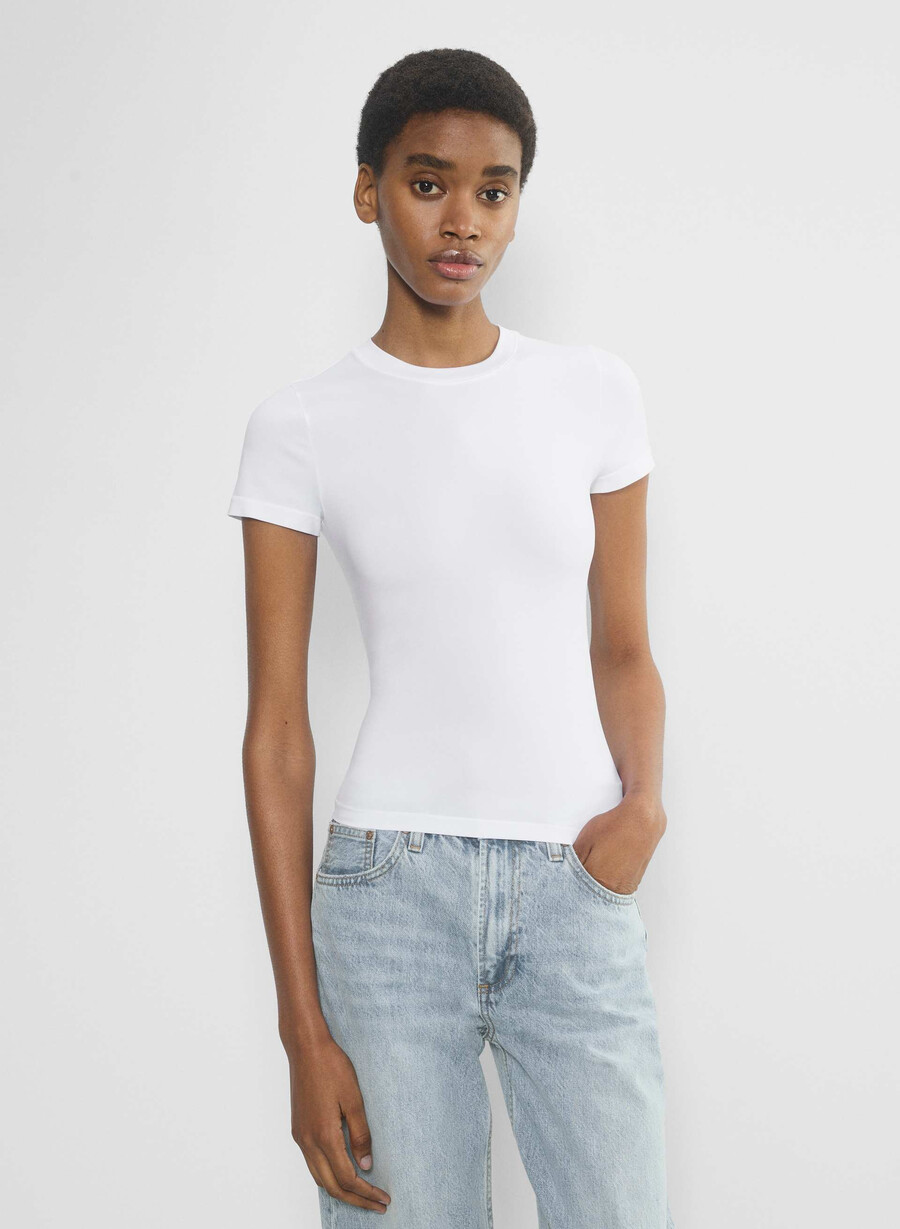 smooth seamless willow t-shirt bright white