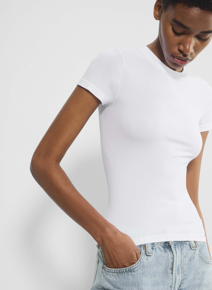 smooth seamless willow t-shirt bright white