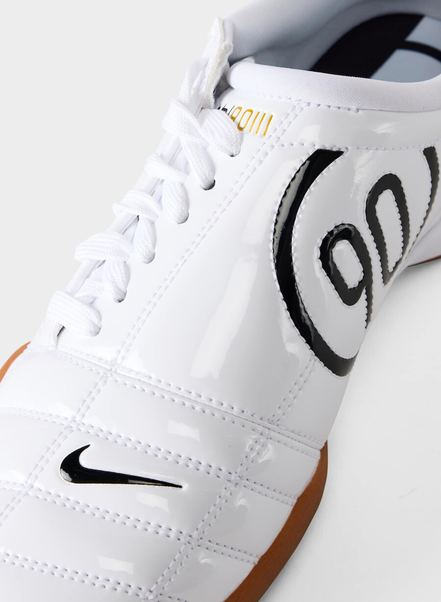 nike t90 whiteblack gold