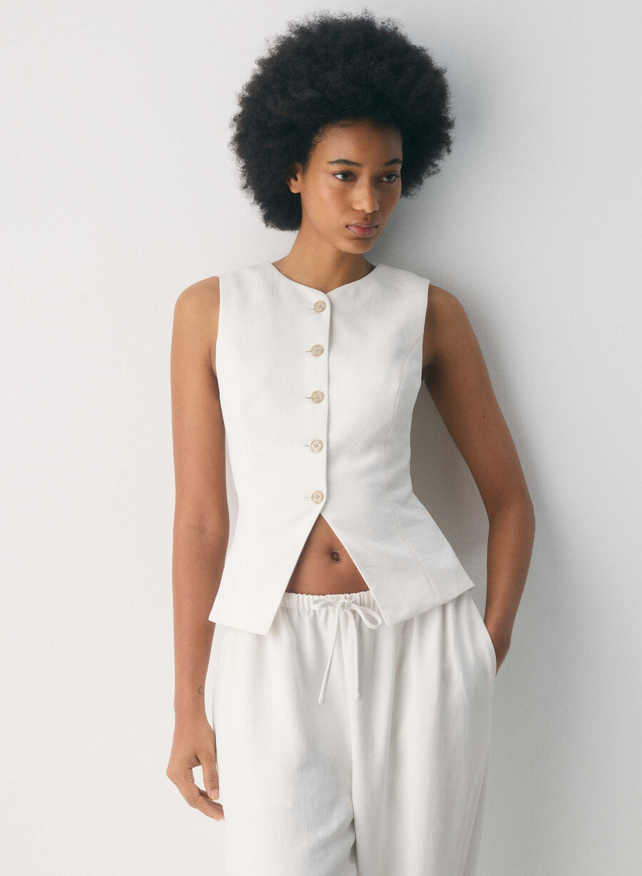 regal vest - crepette light birch