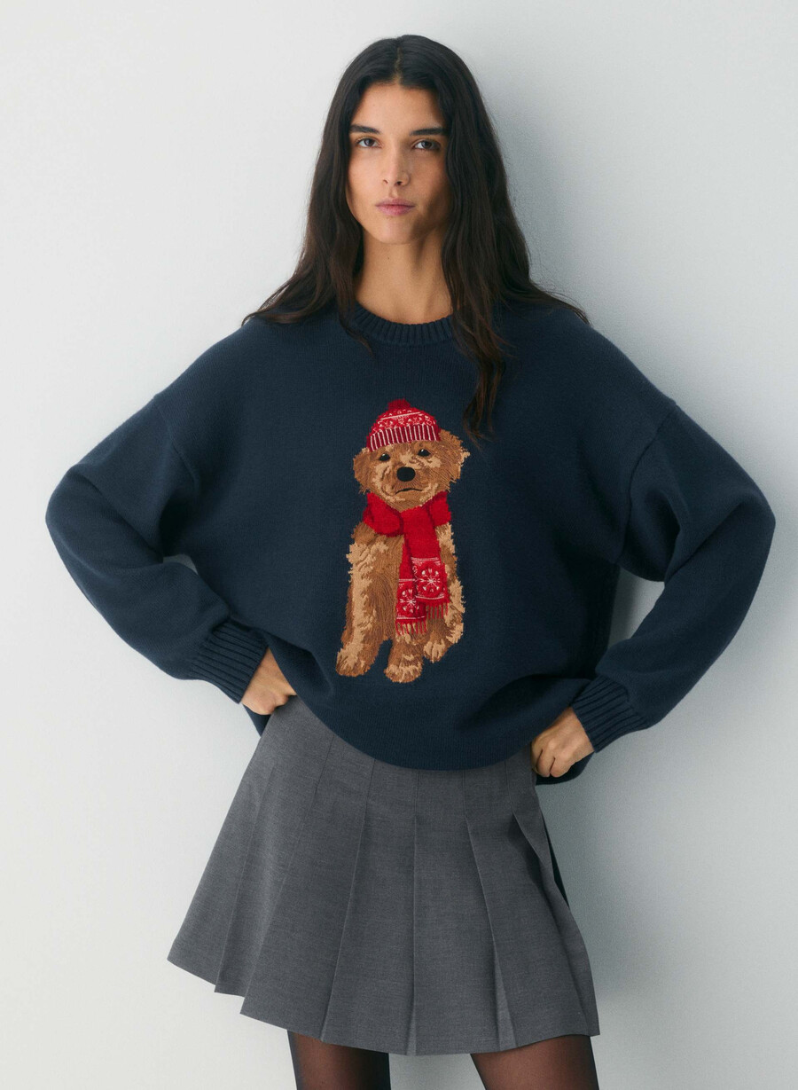 cotton charm peggy icon sweater hthr chrcl tonal