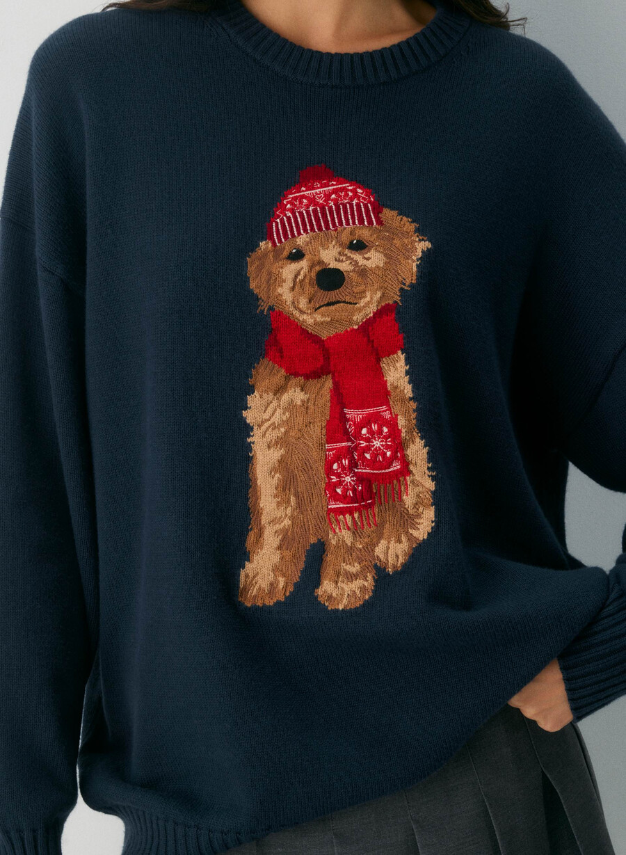 cotton charm peggy icon sweater hthr chrcl tonal