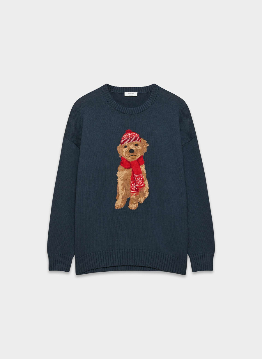 cotton charm peggy icon sweater hthr chrcl tonal