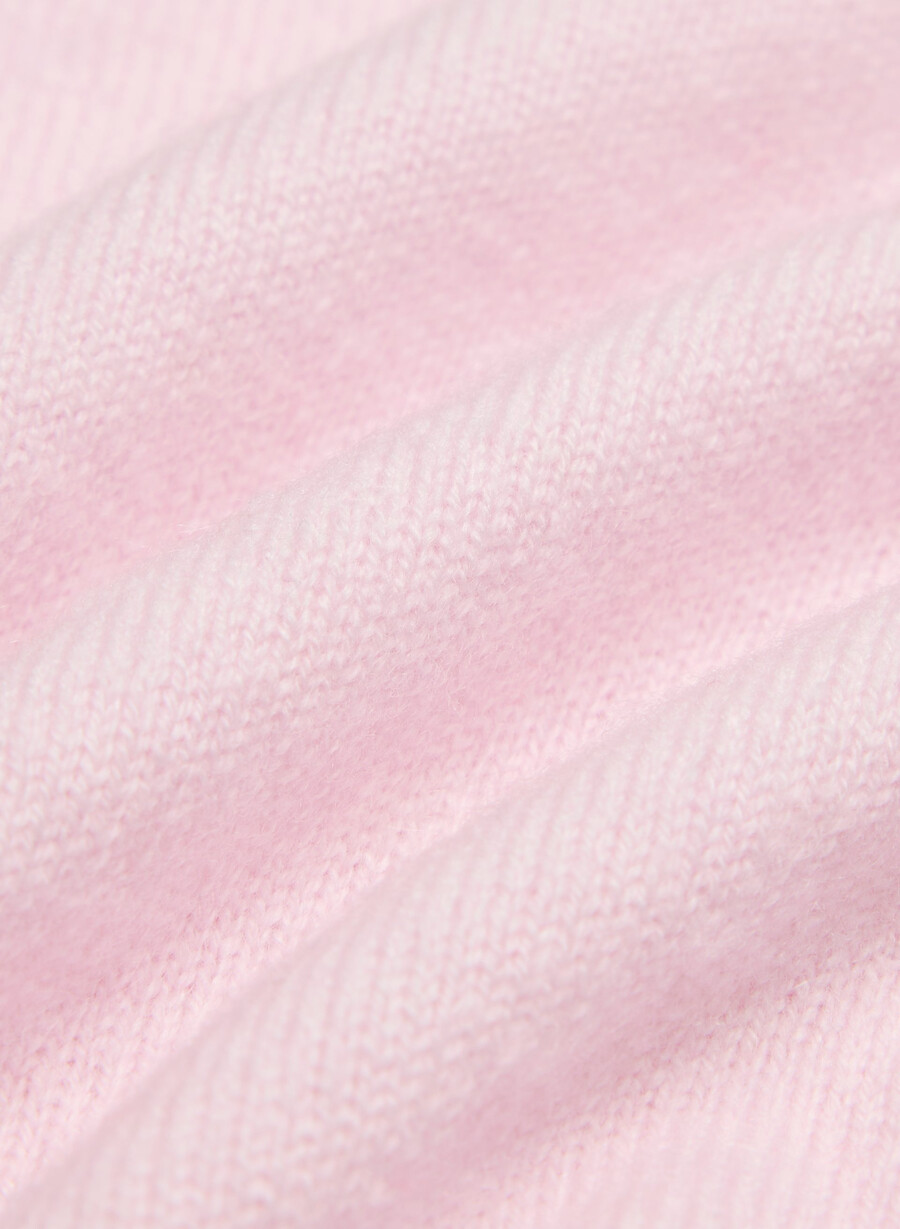 bare cashmere bloor sweater flashing red