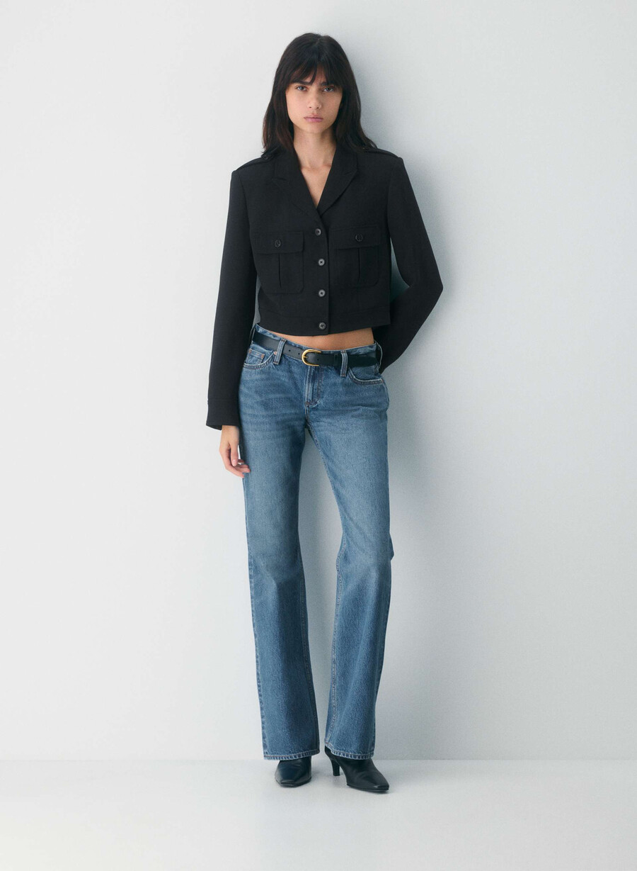 march jacket - crepette black