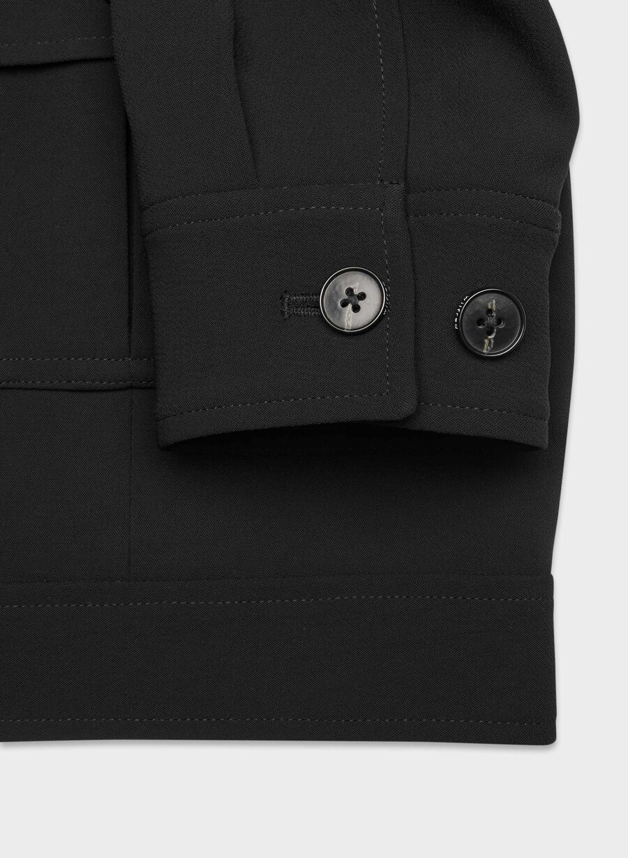 march jacket - crepette black